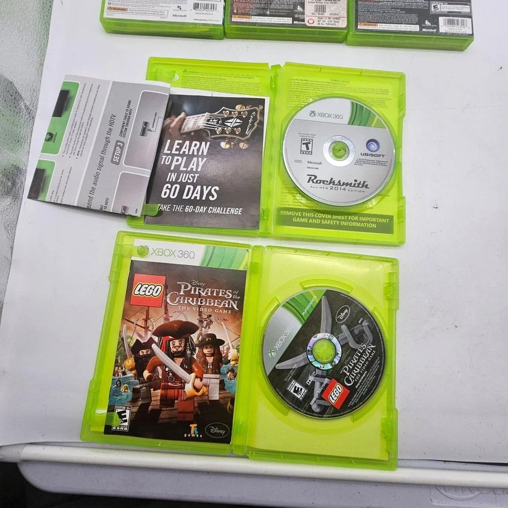 LEGO Batman 3 Arkham City Price Is Right Rocksmith Xbox 360 Kinect Game Lot 5